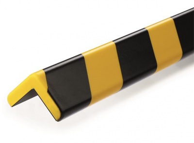 Ochranný profil na hrany, magnetický, DURABLE "C35", žltý-čierny