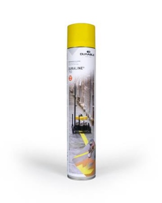 Sprej na označovanie podláh, DURABLE "Duraline® 750", žltý