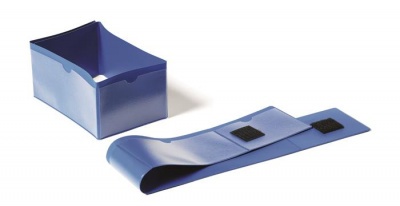 Vrecko na etikety, na palety, 140x65 mm / 90x65 mm, DURABLE , modré