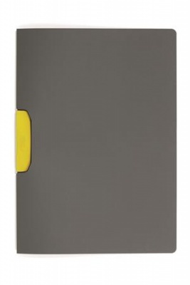 Rýchloviazač, s klipom, A4, DURABLE "DURASWING® COLOR 30", žltý