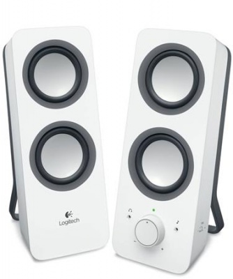 Reproduktory, 2.0, stereo, 5W RMS, LOGITECH, "Z200", biela