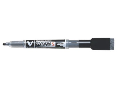 Popisovač na tabule, s hubkou 1,3 mm, EF, kuželový hrot, PILOT "V-Board Master S", čierny