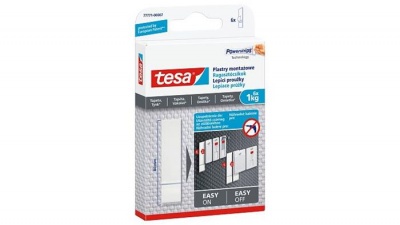 Lepiaci prúžok, náhrada, TESA "Powerstrips®", na tapety, omietku