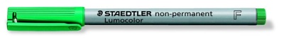 Nepermanentný popisovač , OHP, 0,6 mm, STAEDTLER "Lumocolor® 316 F", zelená