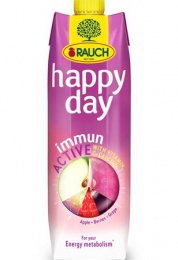 Ovocná šťava, 60%, 1l, RAUCH "Happy day", Immun Active