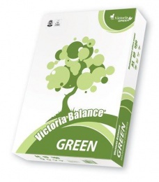 Kancelársky papier, recyklovaný, A4, 80 g, VICTORIA PAPER "Balance Green"