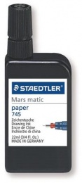 Tuš, 22 ml, STAEDTLER "Mars Matic", čierna
