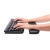 Opierka zápästia ku klávesnici, gélová, KENSINGTON "ErgoSoft™", čierna