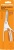 Nožnice na látky, 26 cm, FISKARS "EasyAction™", oranžové