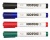 Popisovač na biele a flipchartové tabule, sada, 1-3 mm, kužeľový KORES "K-Marker", 4 rôzne farby