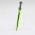 Gélové pero 0,7 mm, svetelný meč, LEGO "Star Wars", limetkové