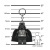 Kľúčenka, s LED svetlom, LEGO "Star Wars Darth Vader"