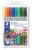 Fixky, 1-3 mm, obojstranné, STAEDTLER "Noris Club", 10 rôznych farieb