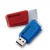 USB kľúč, 2 x 32GB, USB 3.2, 80/25MB/sec, VERBATIM "Store n Click", červená/modrá